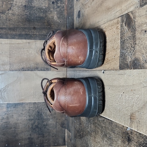 Ecco Men's Seawalker Casual Brown Leather Oxford Shoes Size 40 / Mens 6/6.5 - Picture 4 of 10